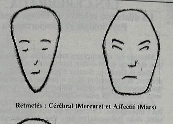 Rétractés — Cérébral (Mercure) et Affectif (Mars)