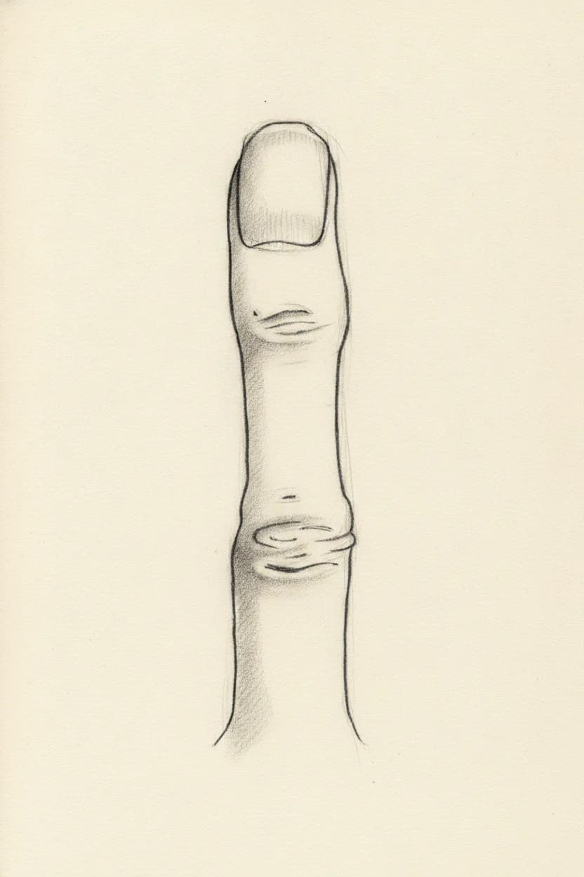 Rétraction de la phalange