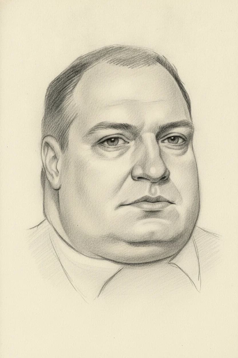 Portrait n° 36 — Bâti dilaté, modelé sthénique, mimique peu mobile à figée (renvoi 205)