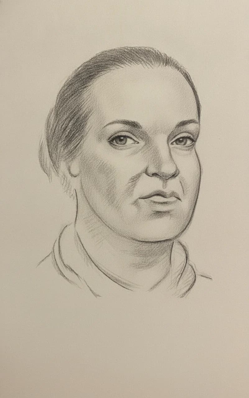 Portrait n° 49 — Bâti tendant à la dilatation, modelé sthénique, mimique peu mobile (renvoi 168)