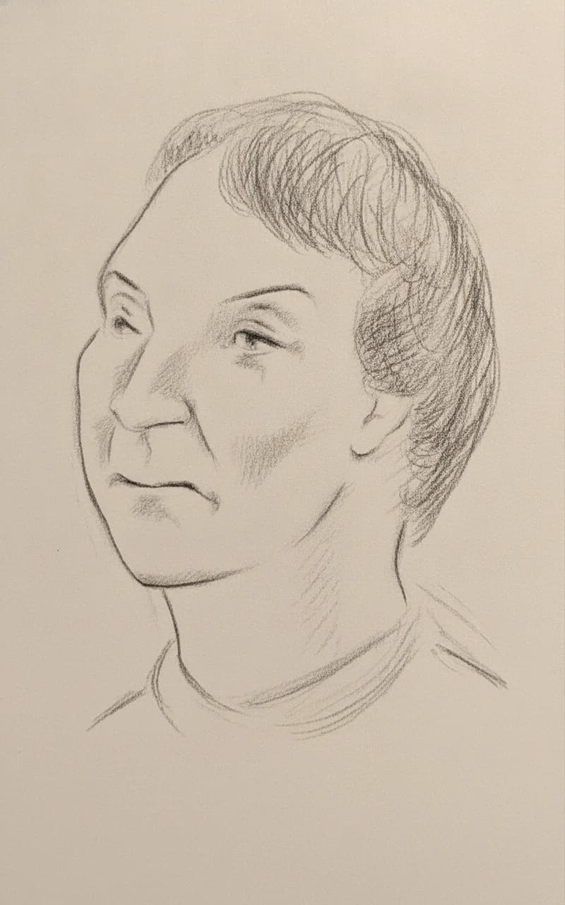 Portrait n° 66 — Bâti rétracté, modelé sthénique, mimique très vivace (renvoi 160)