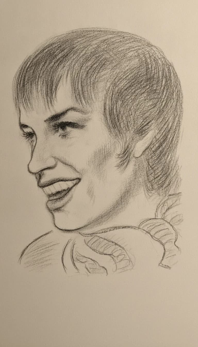 Portrait n° 73 — Bâti rétracté, modelé tendant à la sthénie, mimique vivace (renvoi 262)