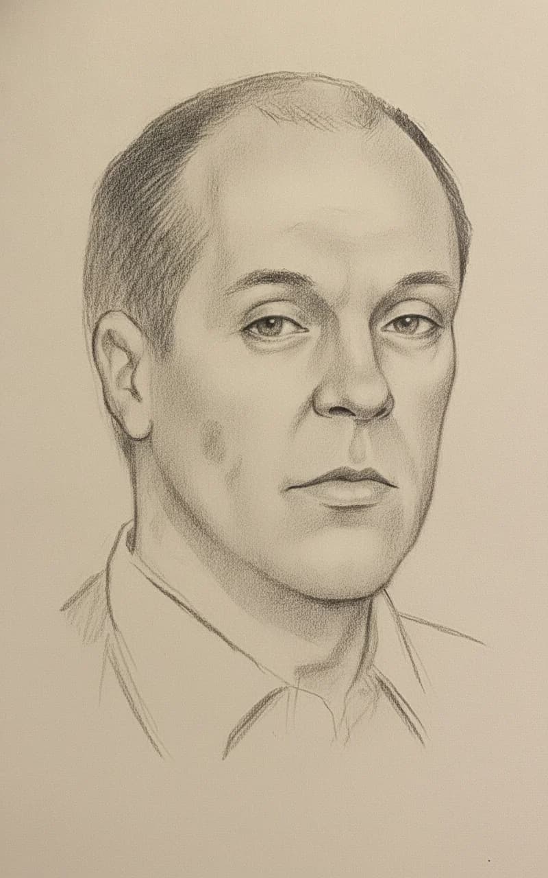 Portrait n° 98 — Bâti rétracté, modelé asthénique, mimique atone (renvoi 221)