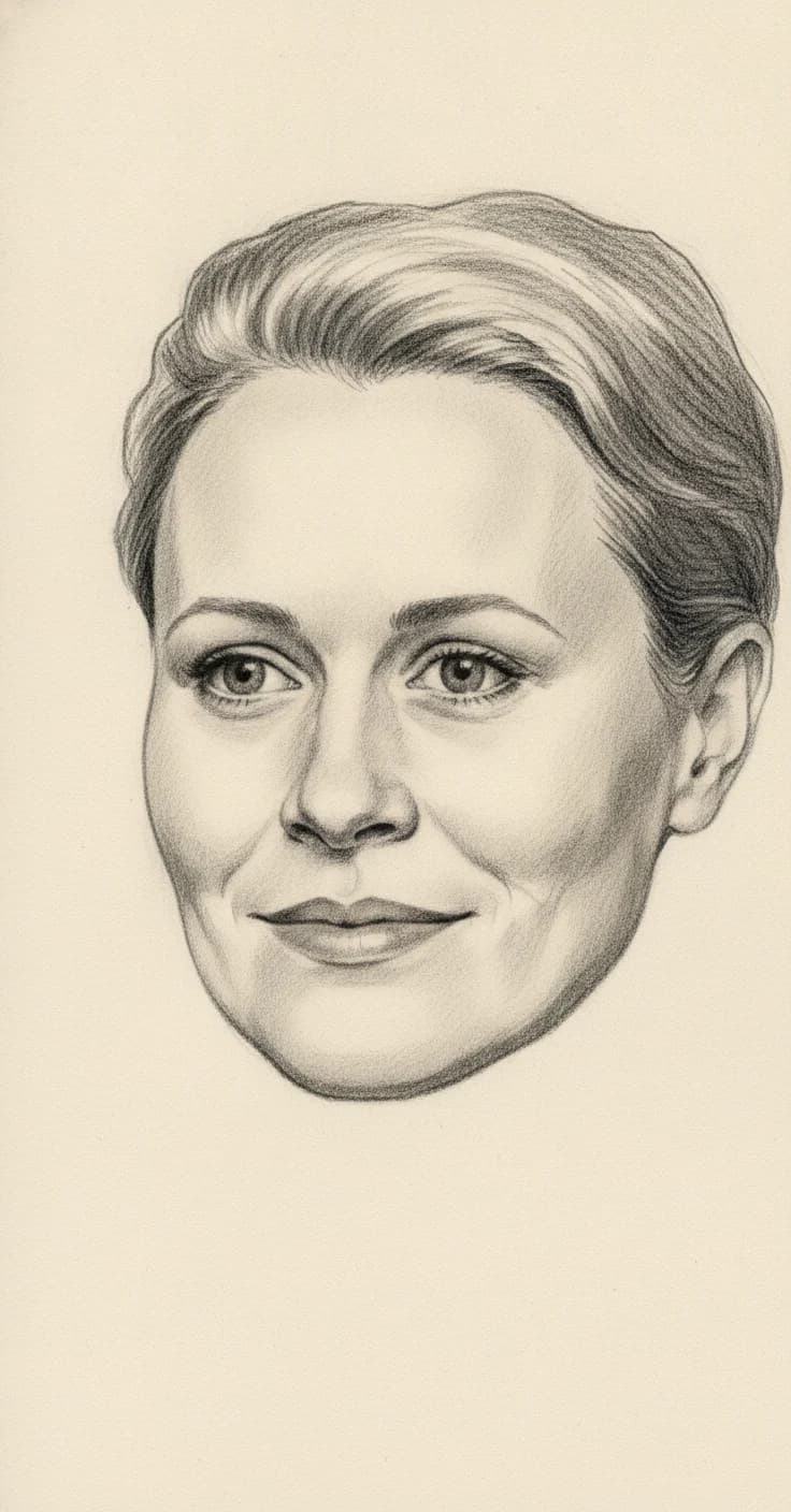 Type Vénus — caricature au trait